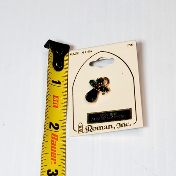 Irish Angel Pin Genuine Austrian Crystal - Picture 5 of 5